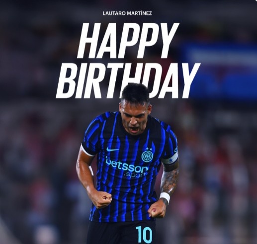 开云体育中国官方网站-国米队长劳塔罗迎28岁生日，官方致敬335场153球50助传奇表现